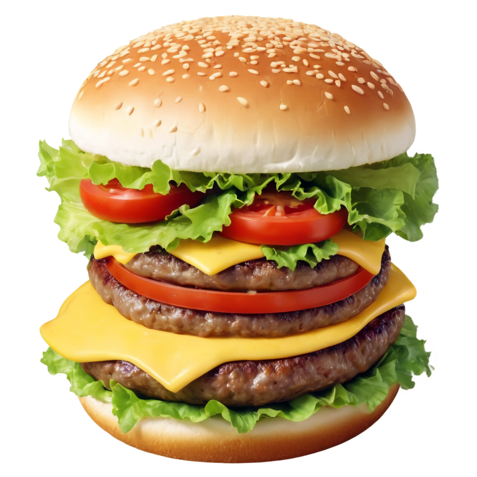 National Cheeseburger Day isolated on transparent background png