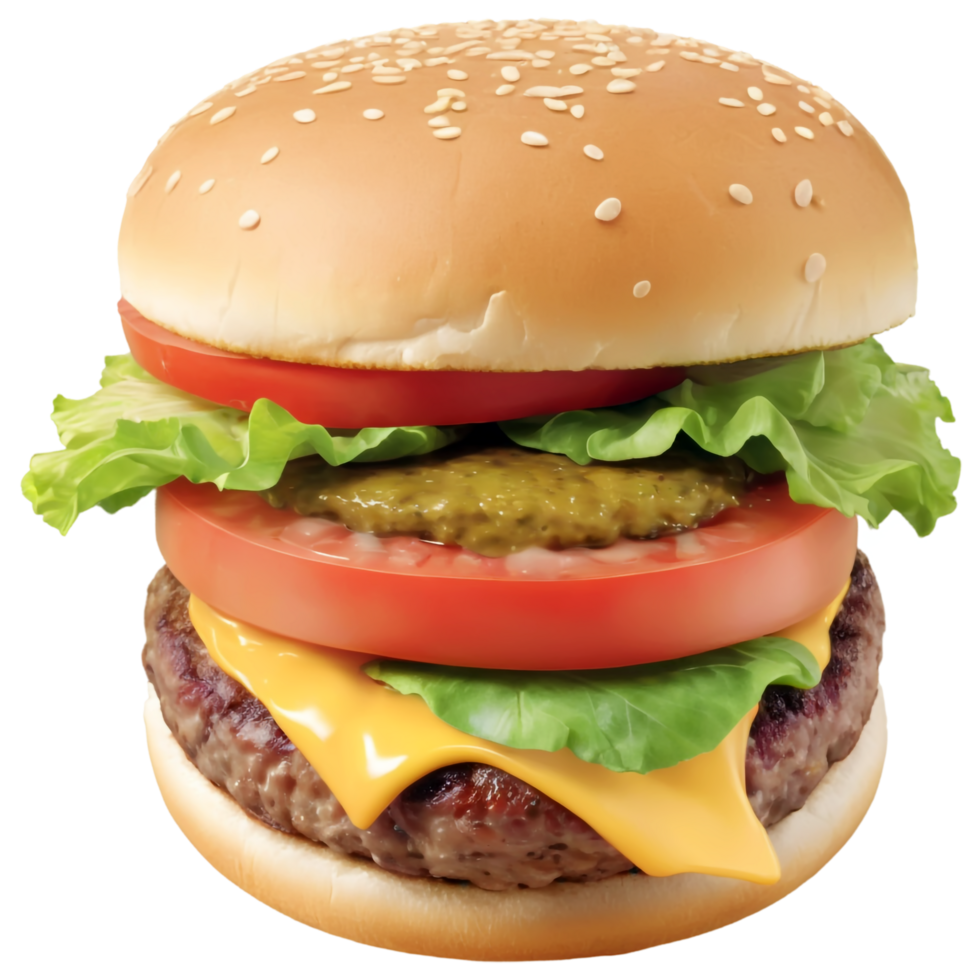 National Cheeseburger Day isolated on transparent background png