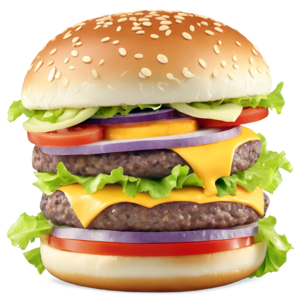 National Cheeseburger Day isolated on transparent background png