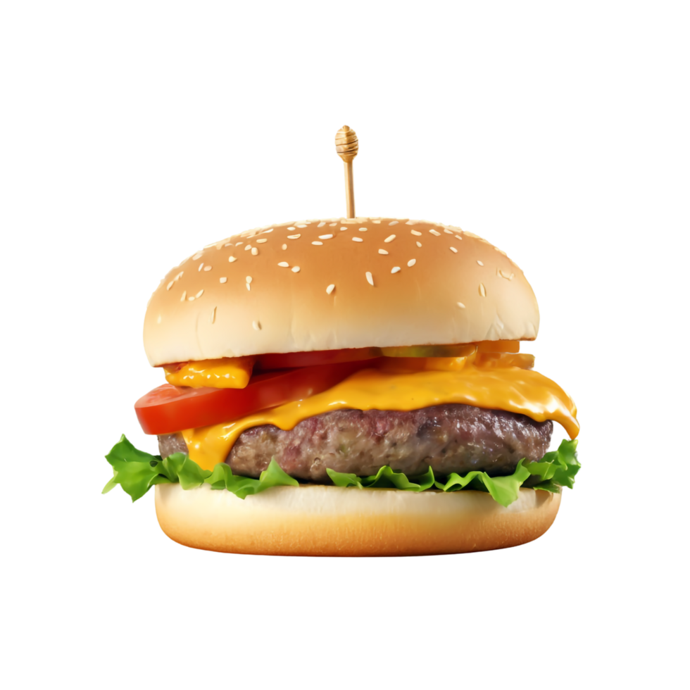 National Cheeseburger Day isolated on transparent background png