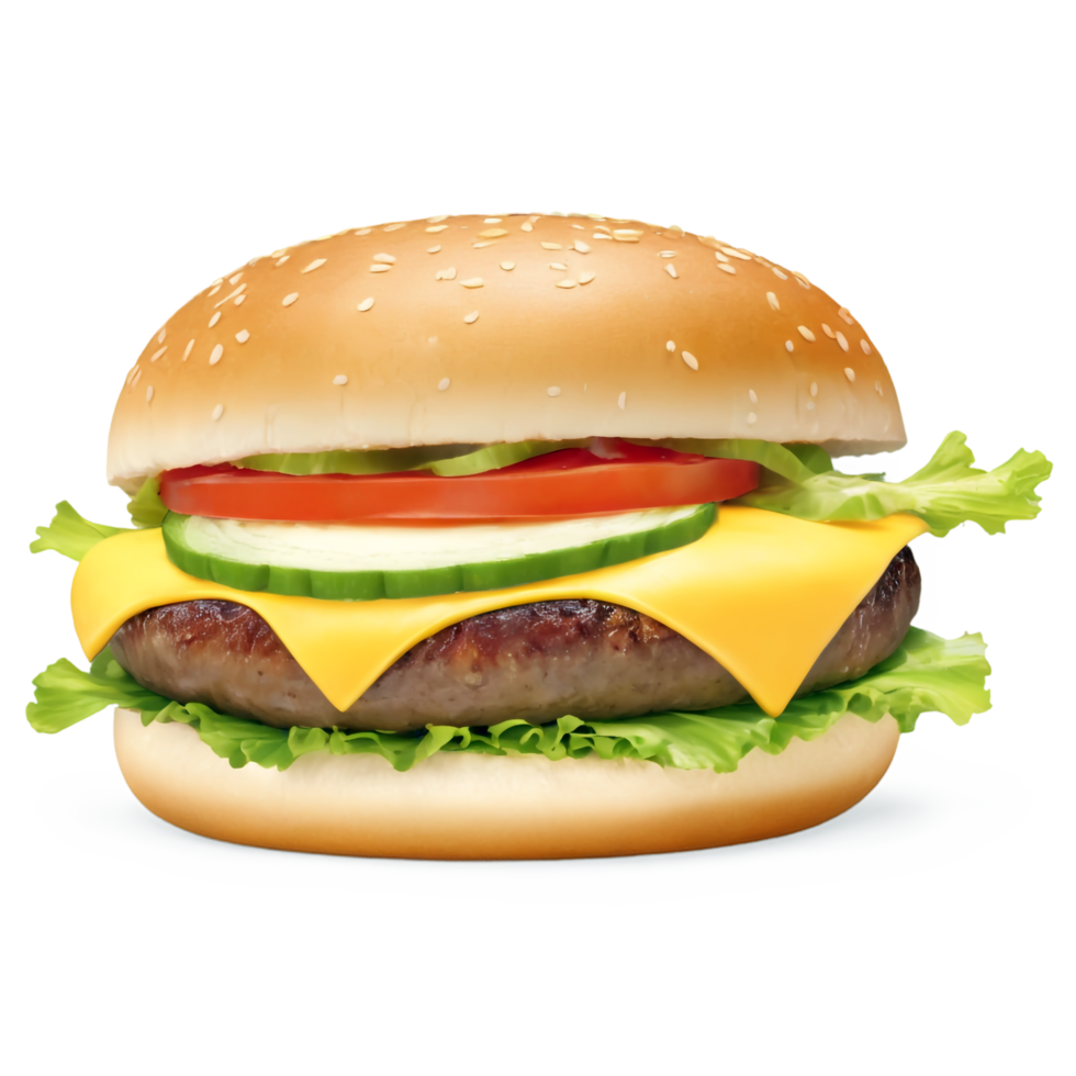 National Cheeseburger Day isolated on transparent background png