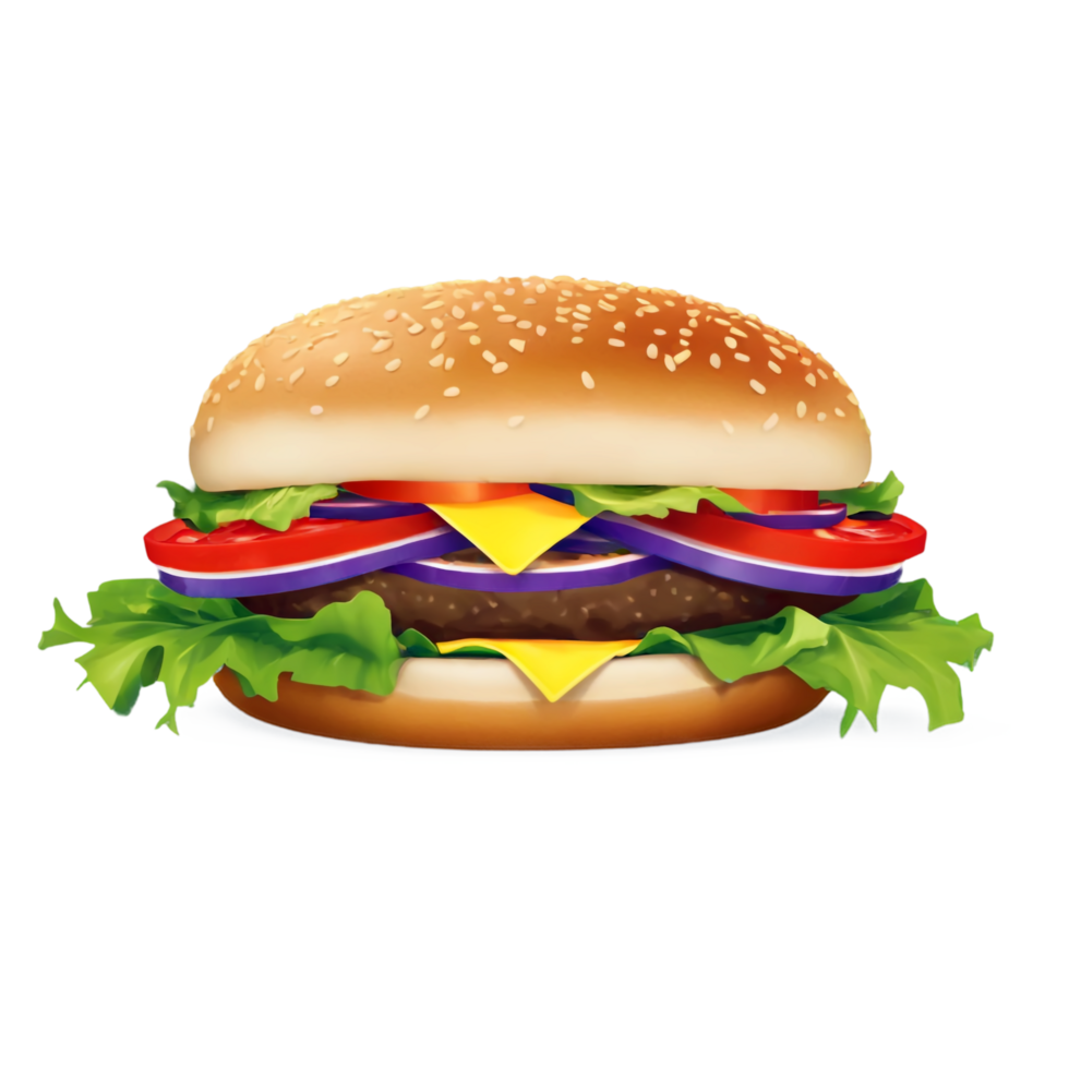 National Cheeseburger Day isolated on transparent background png