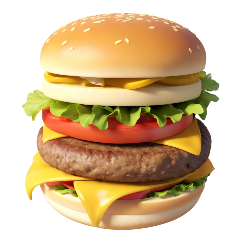 nationaal cheeseburger dag geïsoleerd Aan transparant achtergrond png