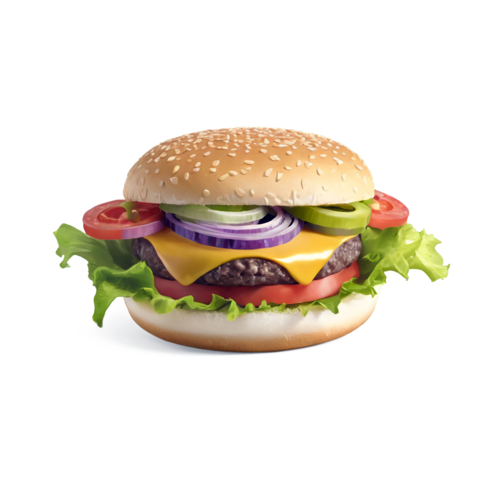 National Cheeseburger Day isolated on transparent background png