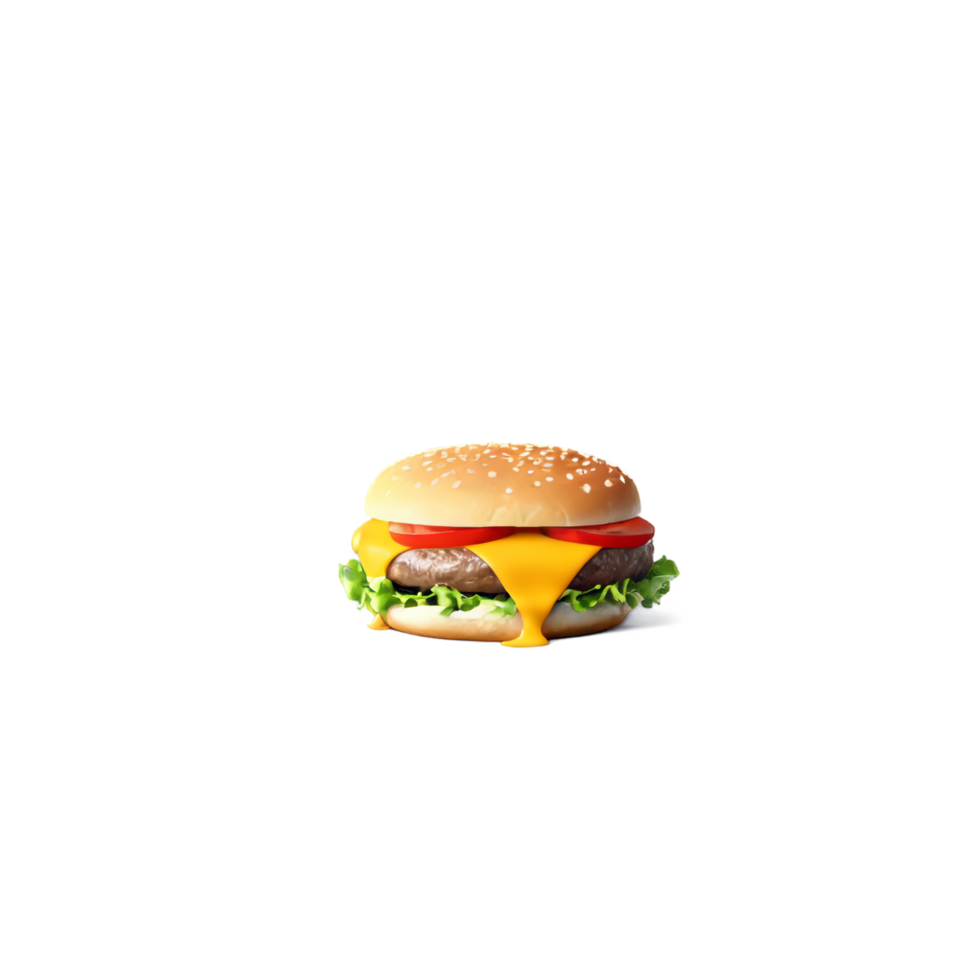 National Cheeseburger Day isolated on transparent background png