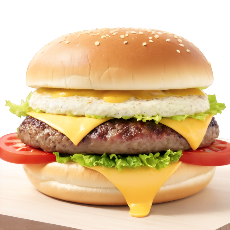 National Cheeseburger Day isolated on transparent background png