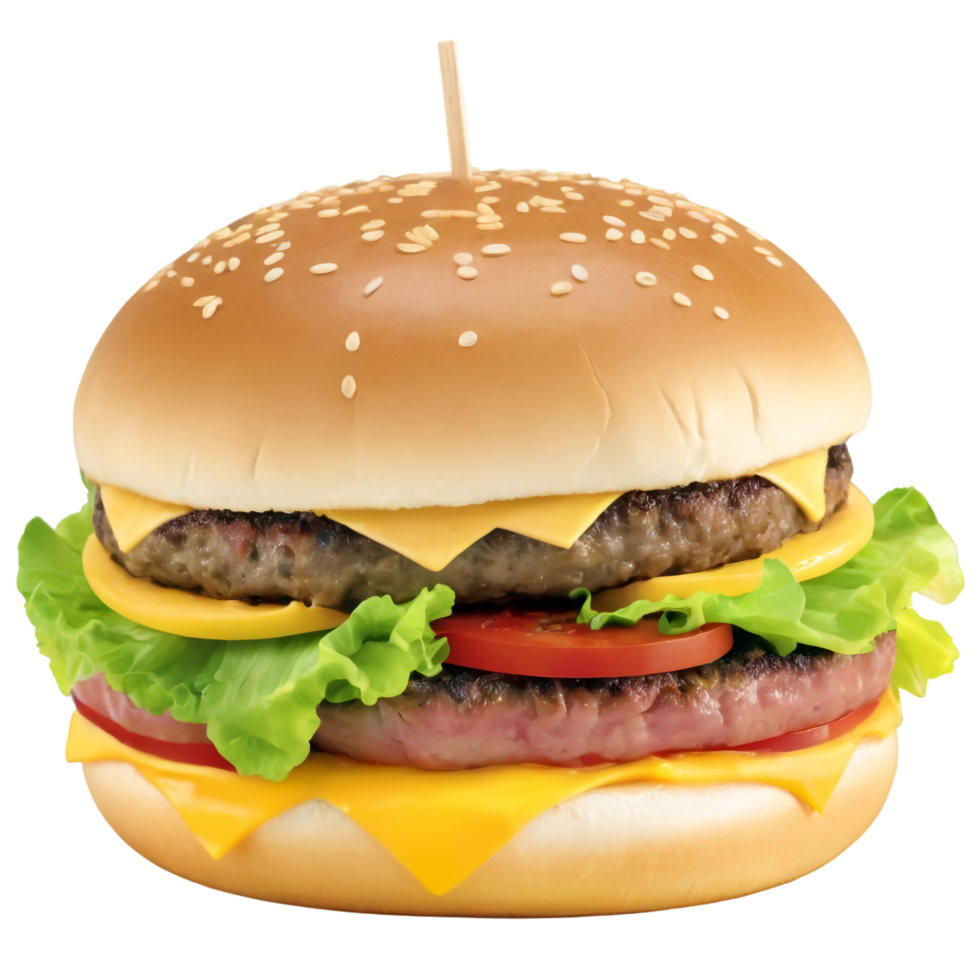 National Cheeseburger Day isolated on transparent background png