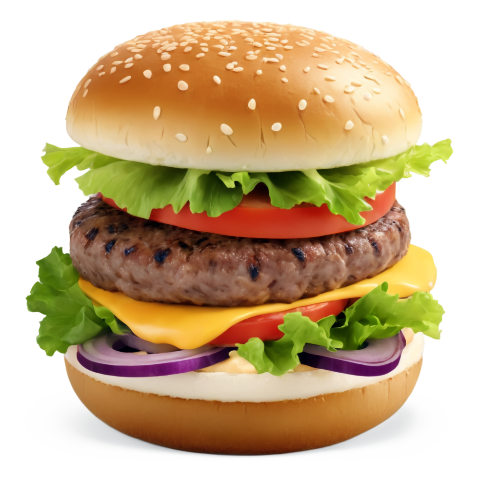National Cheeseburger Day isolated on transparent background png