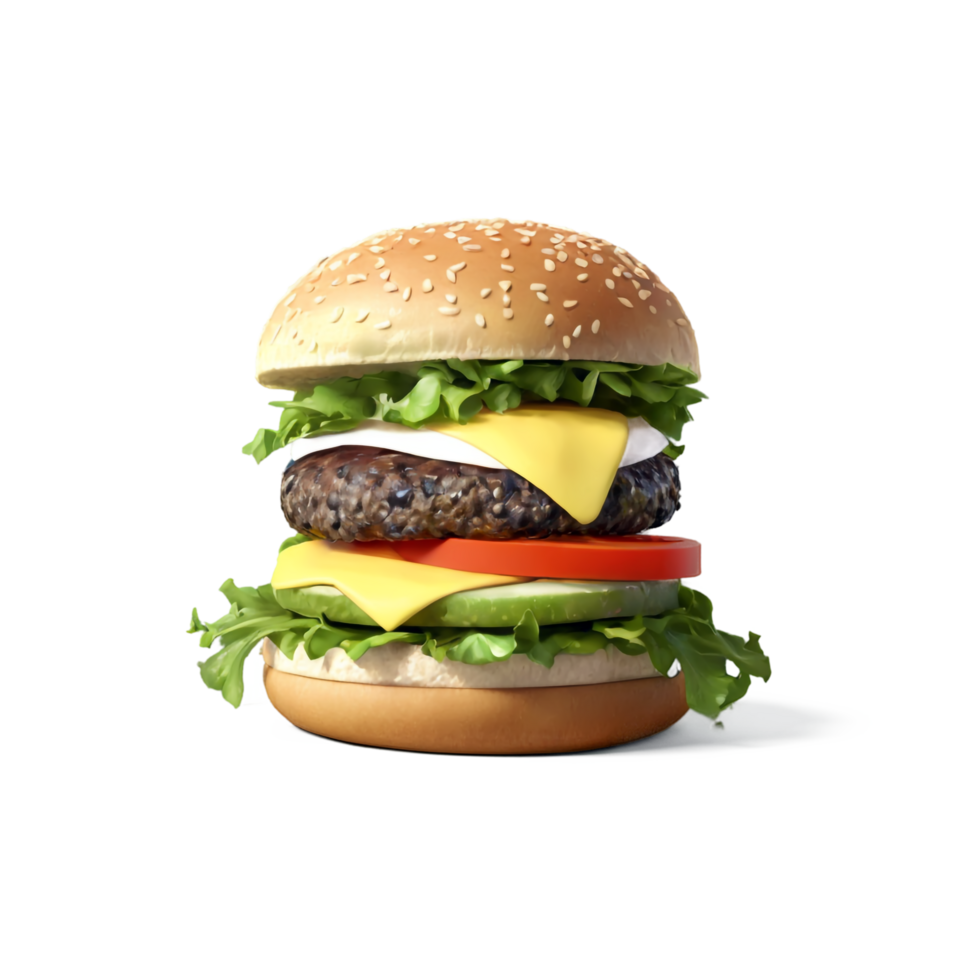 National Cheeseburger Day isolated on transparent background png