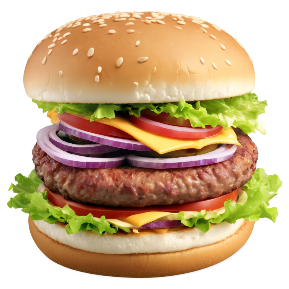 National Cheeseburger Day isolated on transparent background png
