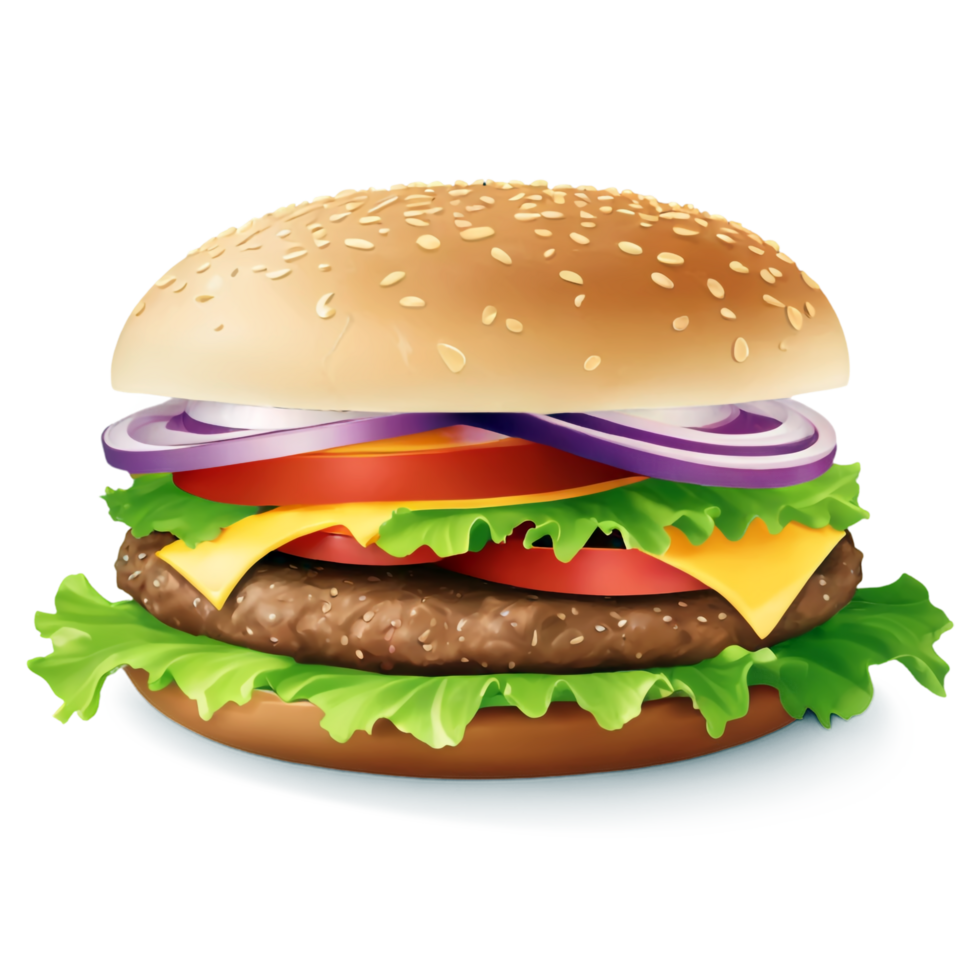 National Cheeseburger Day isolated on transparent background png