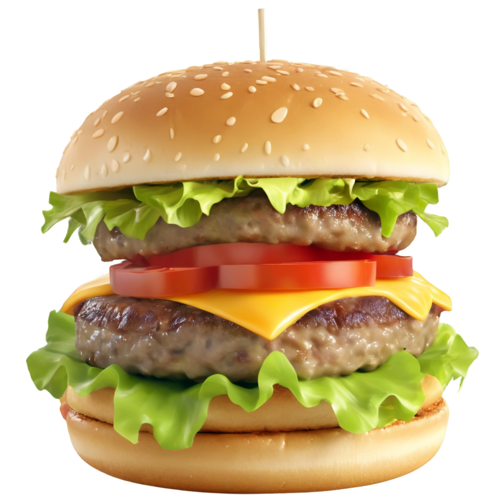 National Cheeseburger Day isolated on transparent background png