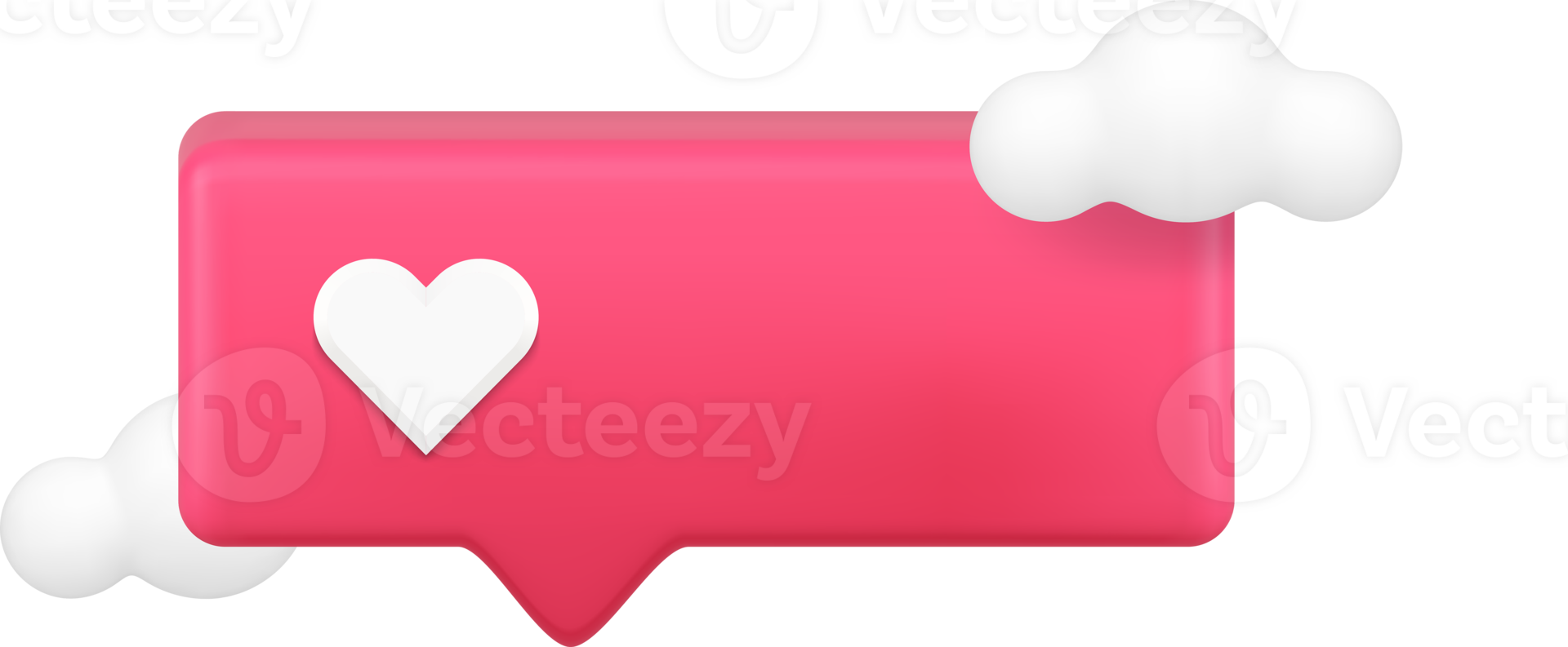 Like quick tips social media network web communication evaluation numbers 3d icon realistic png