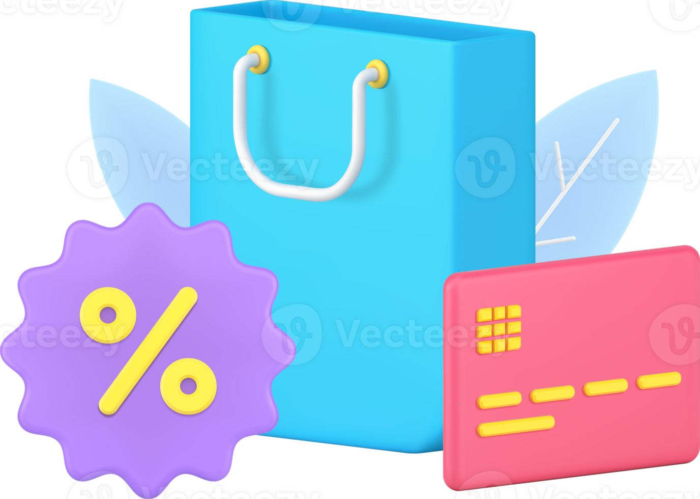 Seasonal sale, retail discount, commerce purchase, black friday 3d icon isometric png