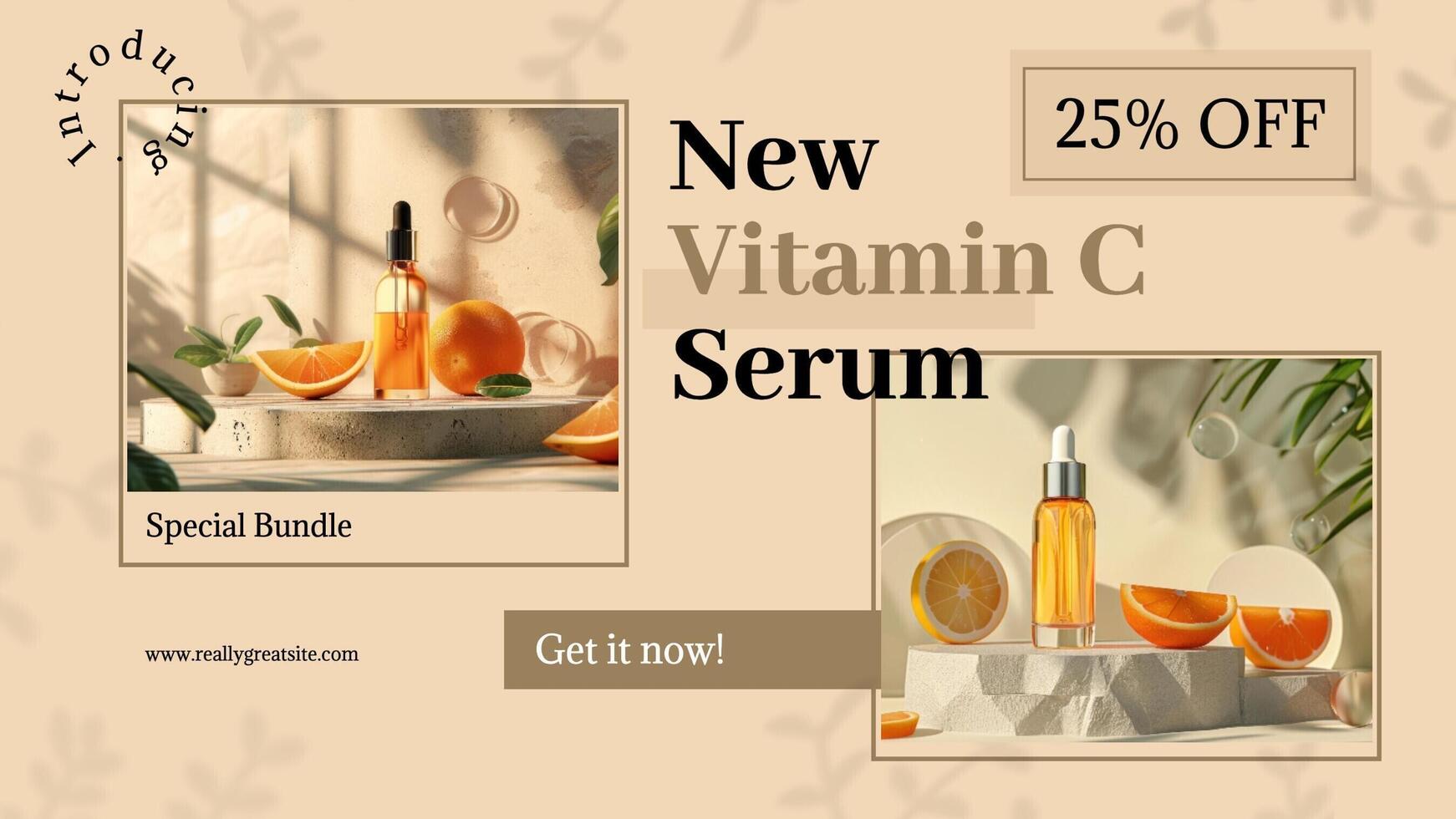 Twitter Post - Vitamin Serum C Bundle Discount template