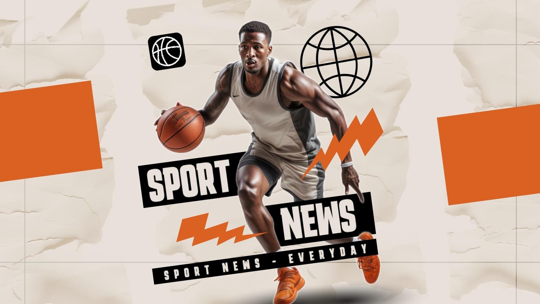 Sport News Mobile Facebook Cover Template