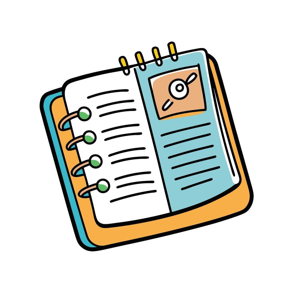 Education Material Icon Illustration vector