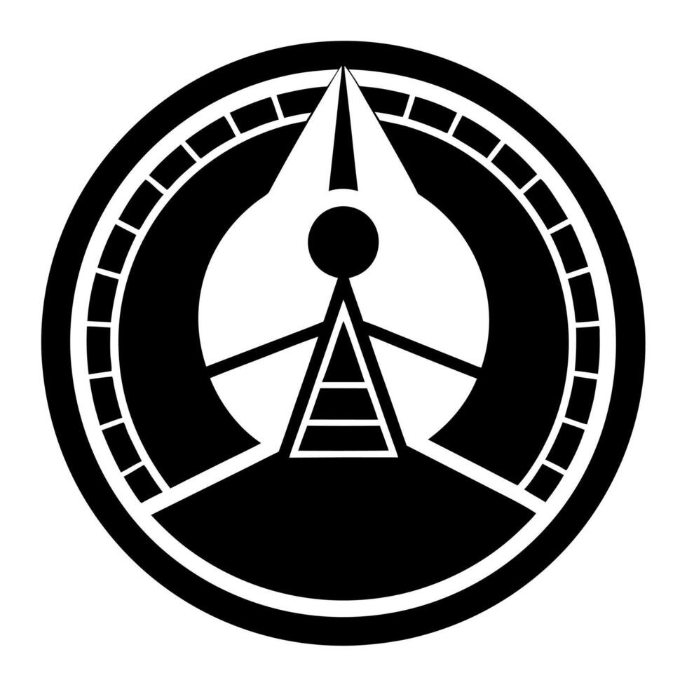 navigation black silhouette illustration vector