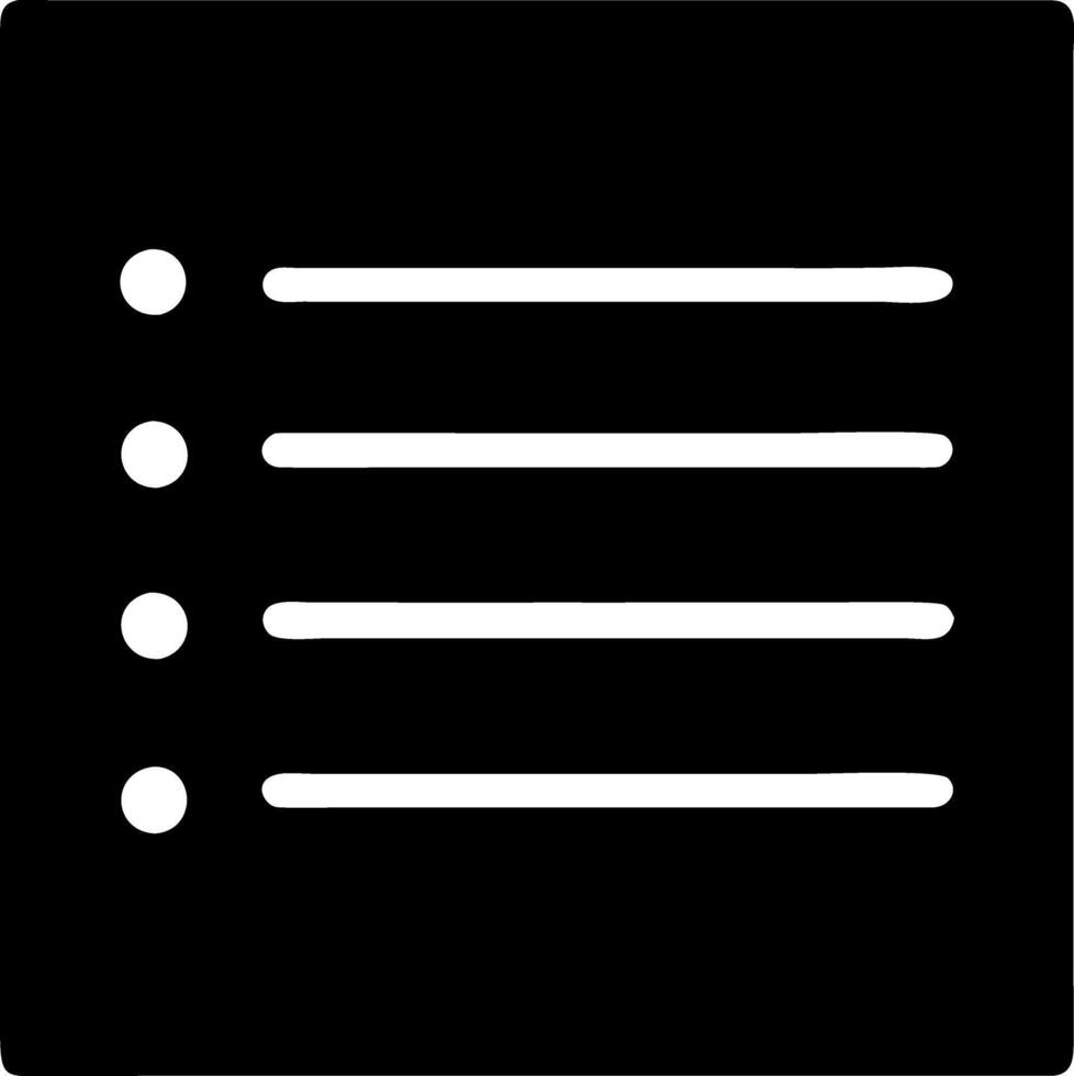 list black fill icon vector