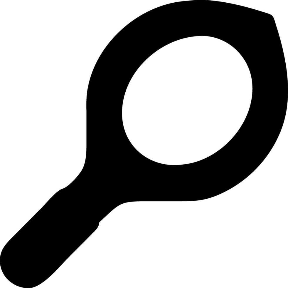 racquet black fill icon vector