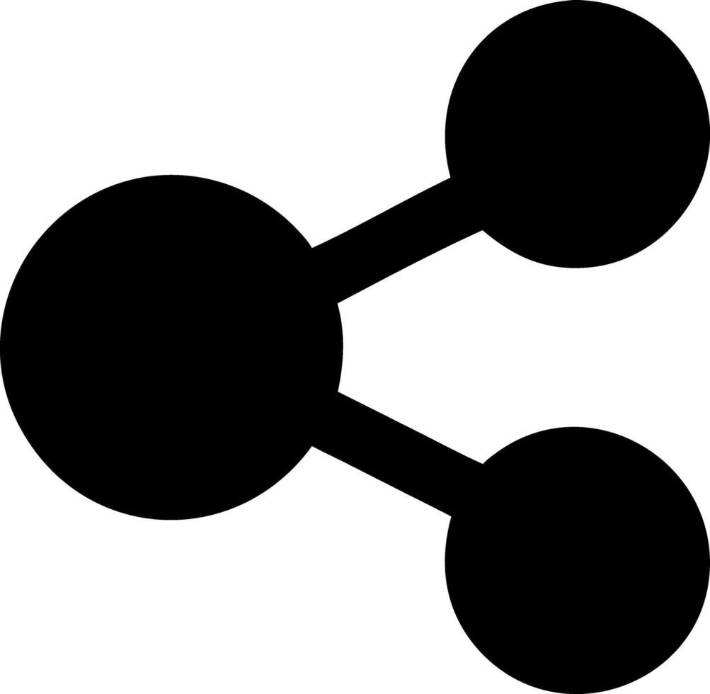 share black fill icon vector