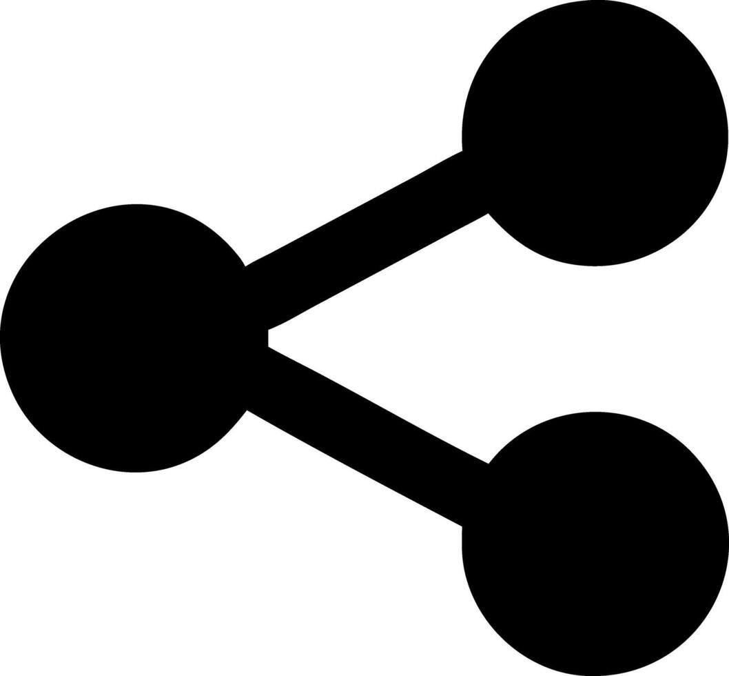 share black fill icon vector