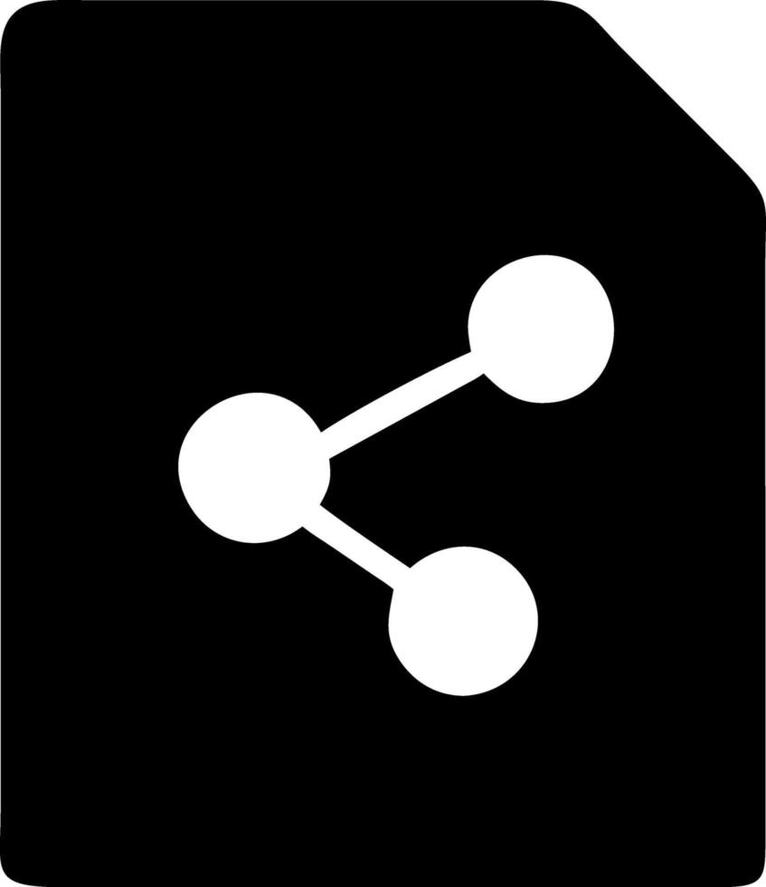 share black fill icon vector
