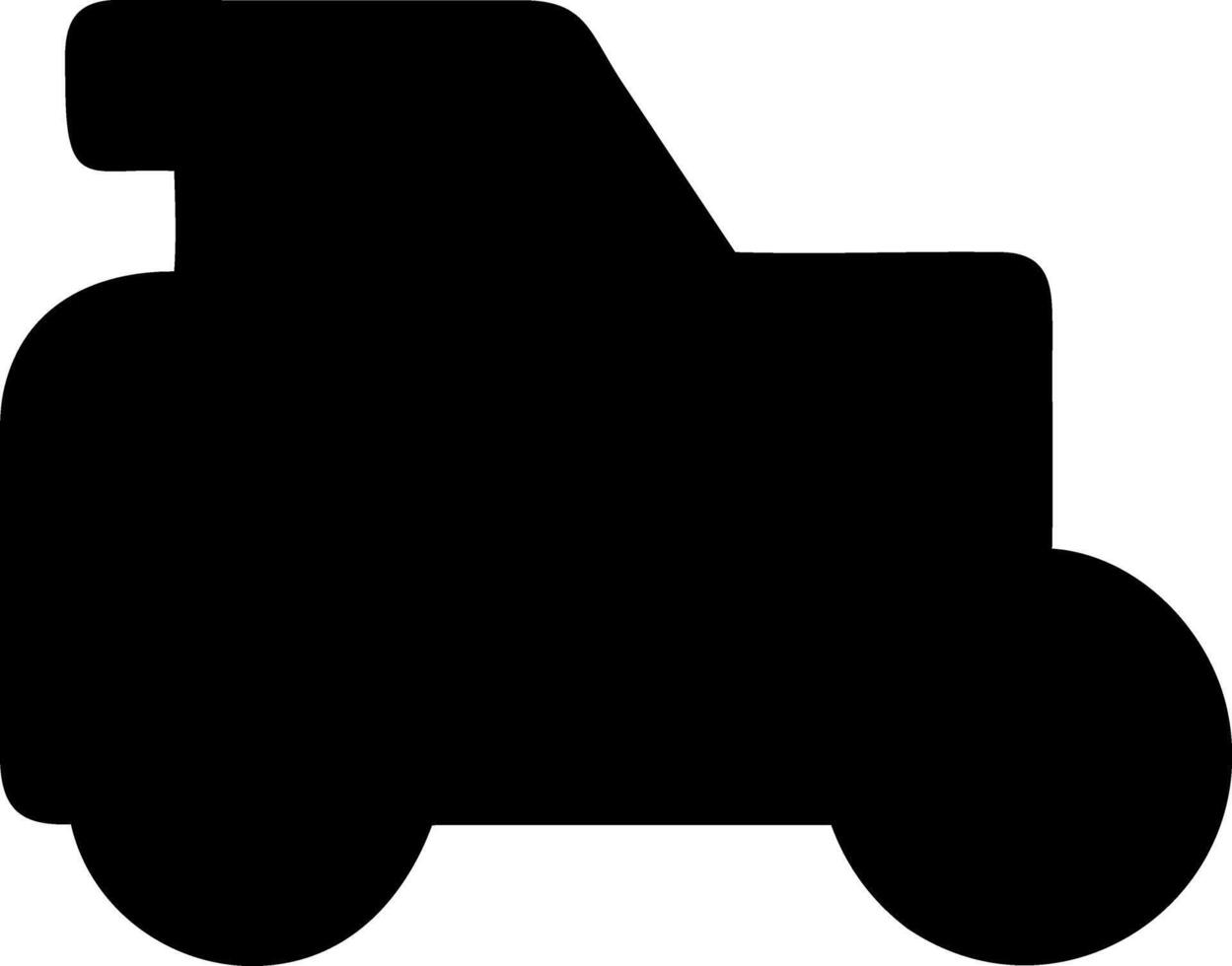 snowplow black fill icon vector