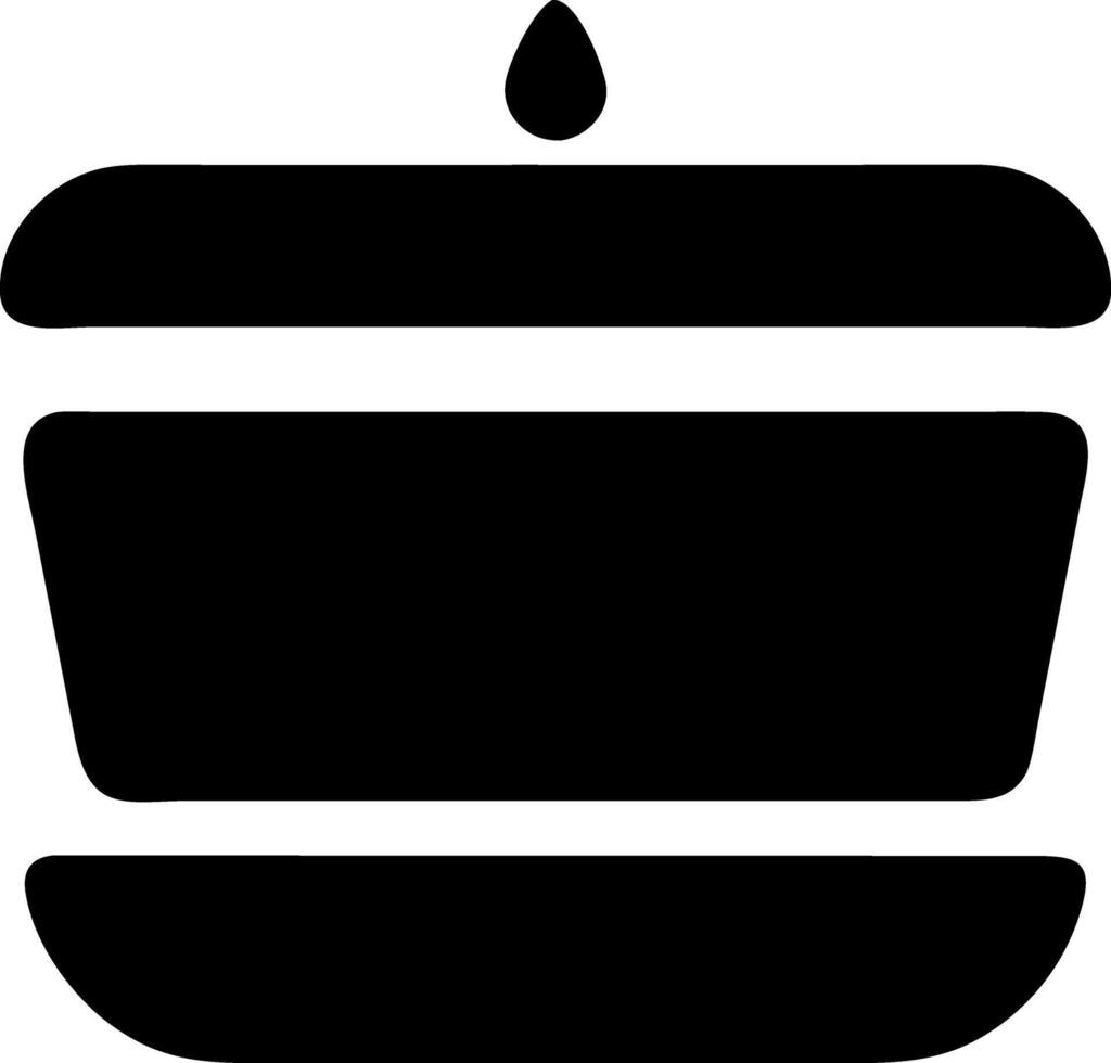 spa black fill icon vector