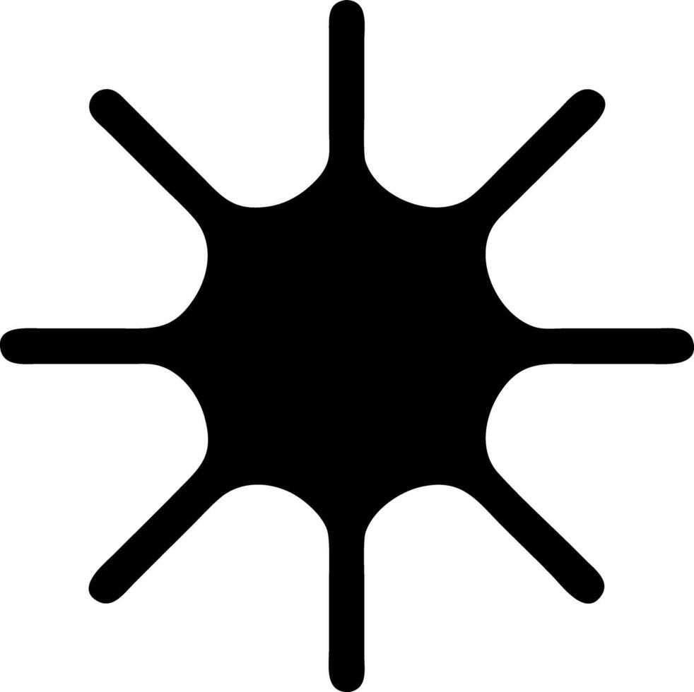 spider web black fill icon vector