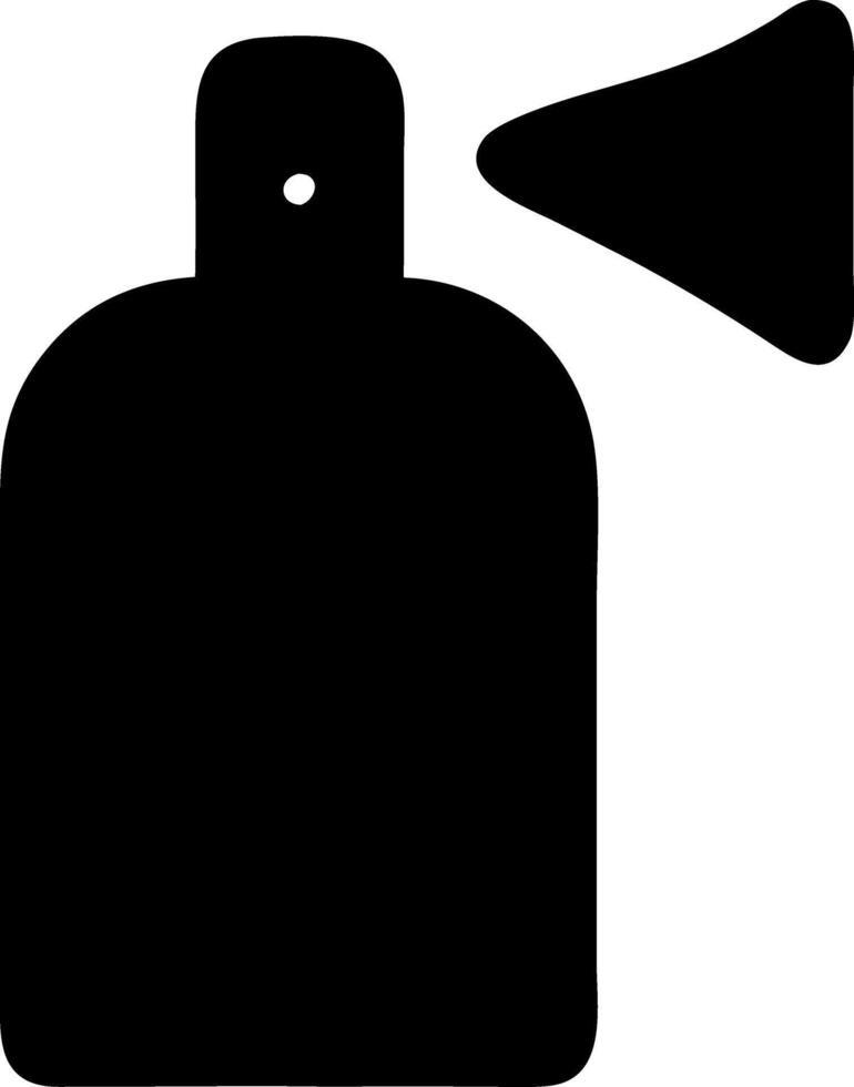spray black fill icon vector