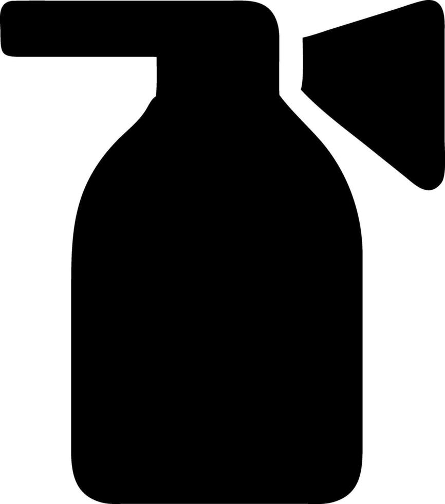 spray black fill icon vector