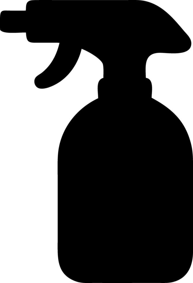 spray black fill icon vector