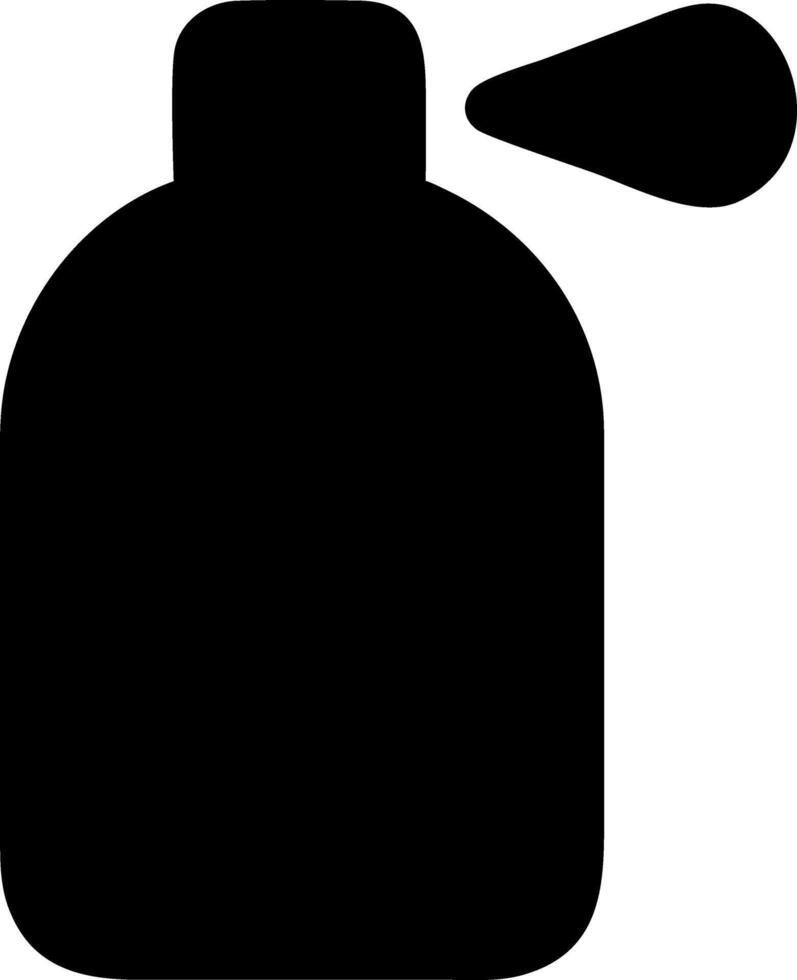 spray black fill icon vector