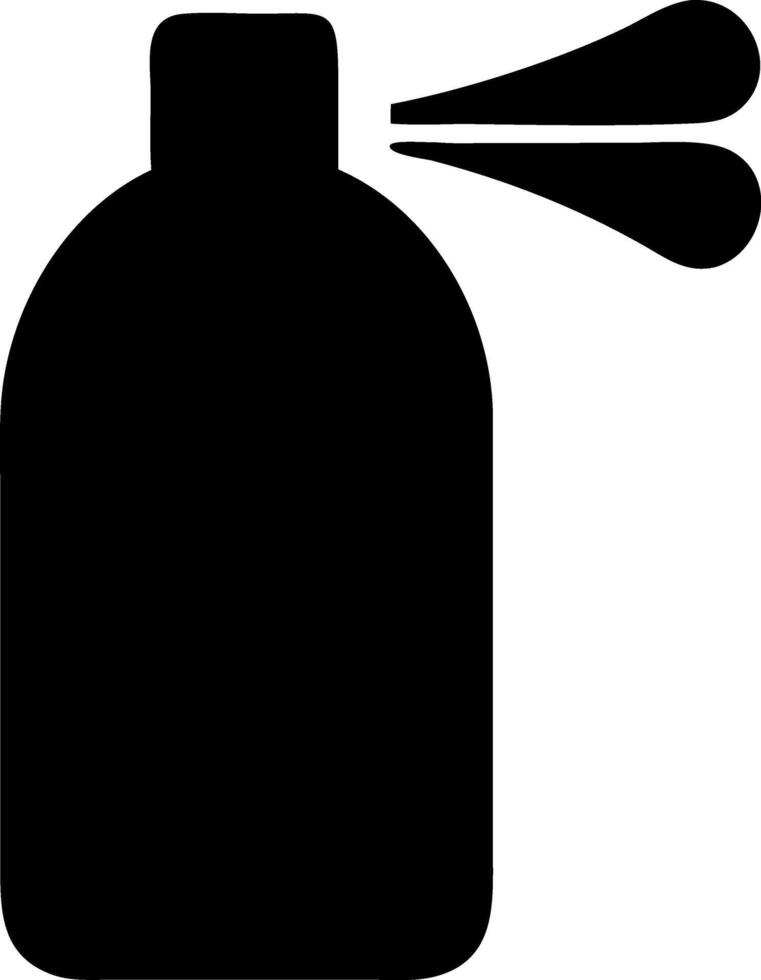 spray black fill icon vector