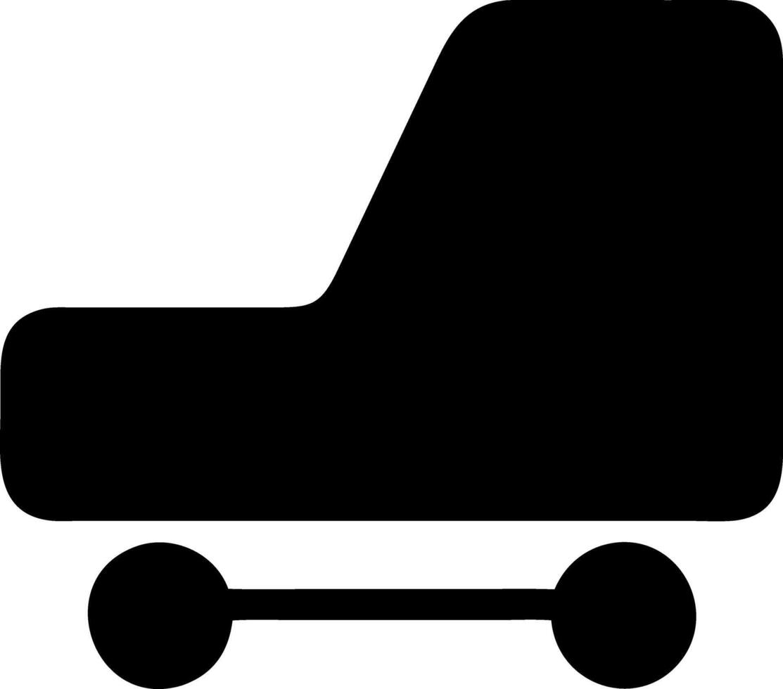 stretcher black fill icon vector