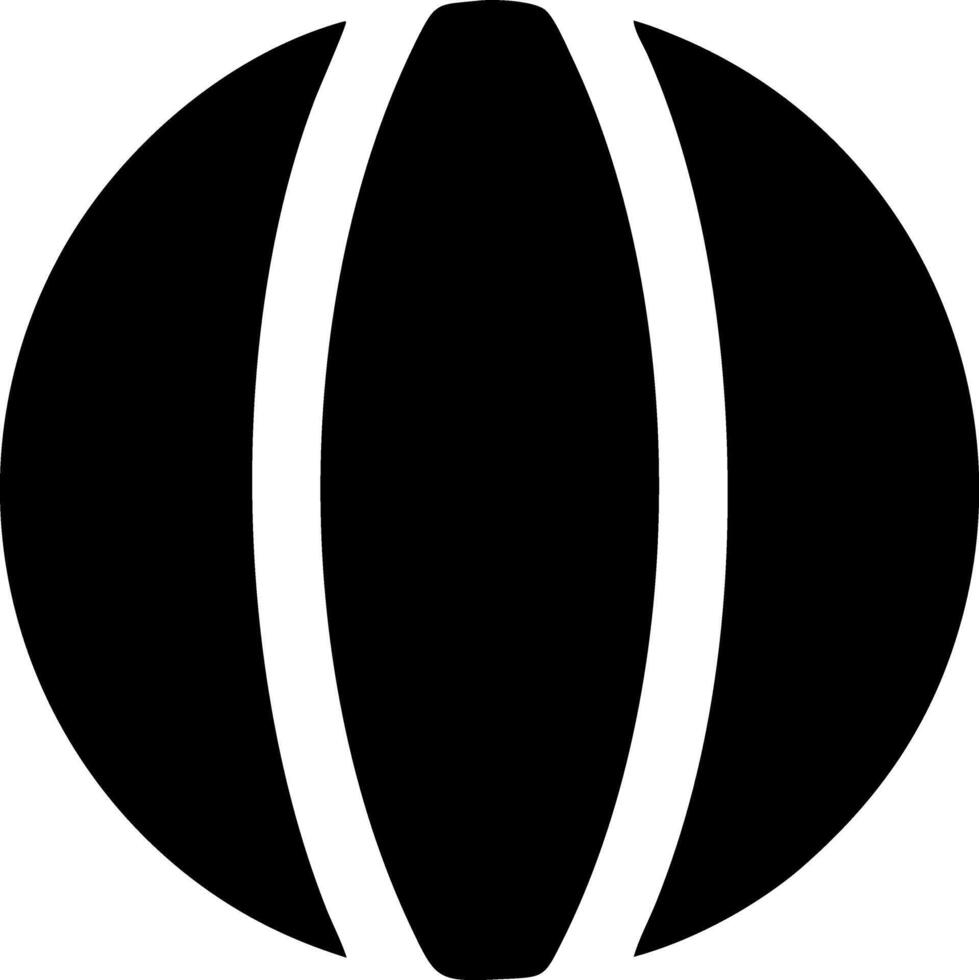 tennis ball black fill icon vector