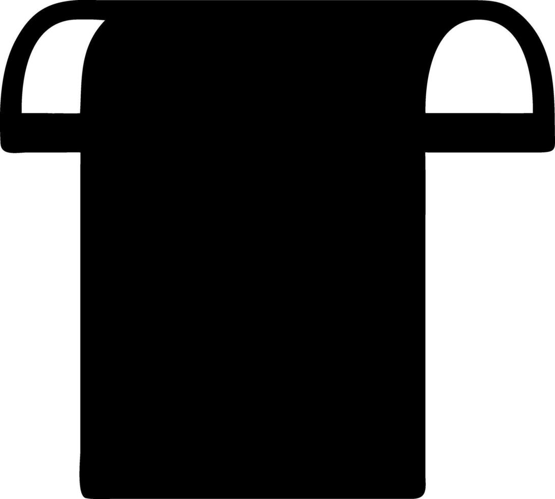 toilet paper black fill icon vector