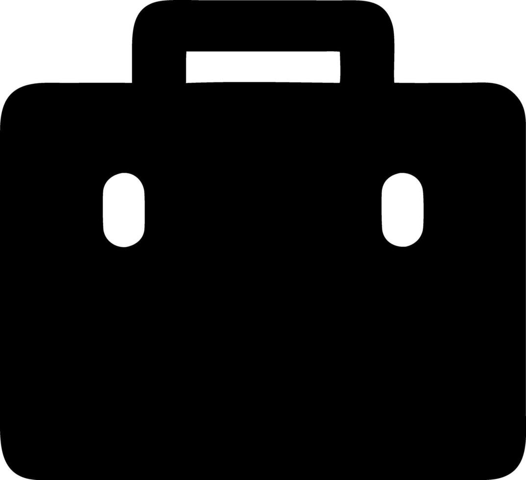 toolbox black fill icon vector