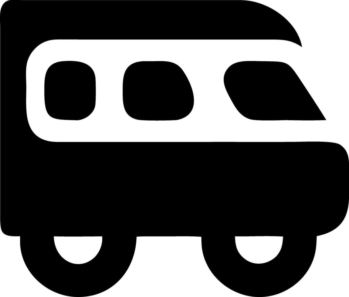 train black fill icon vector