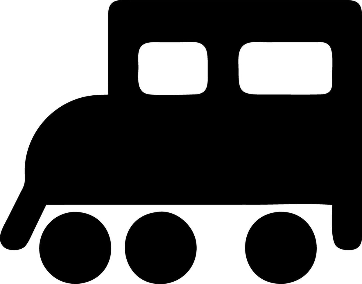 train black fill icon vector