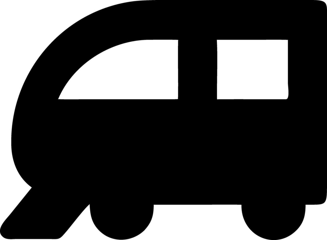 train black fill icon vector