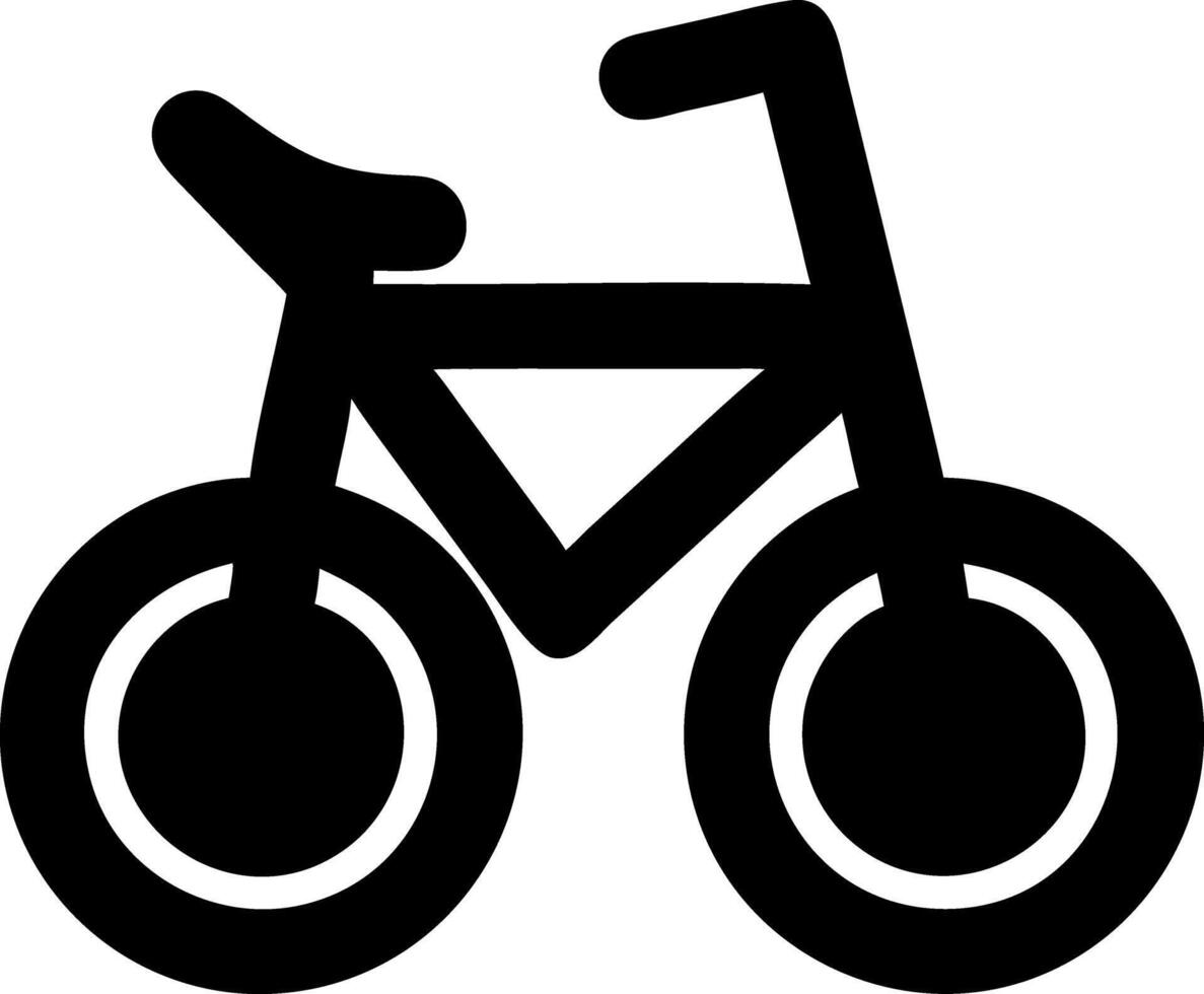 tricycle black fill icon vector