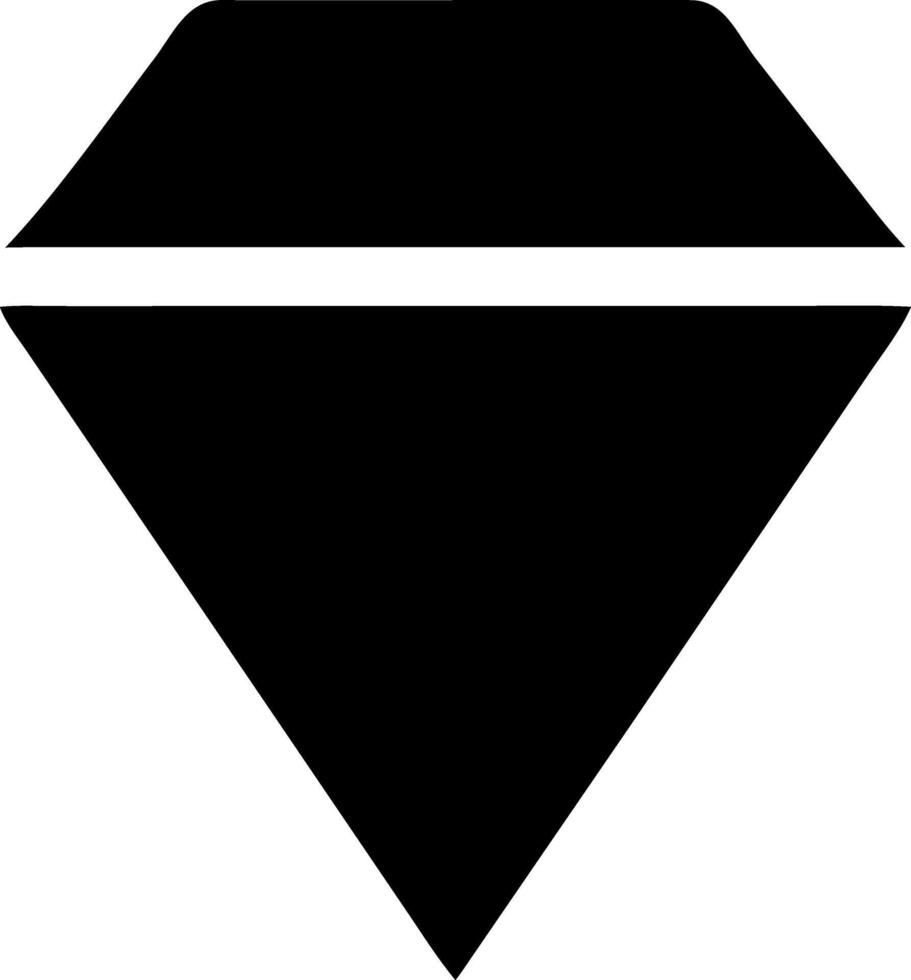 gem black fill icon vector