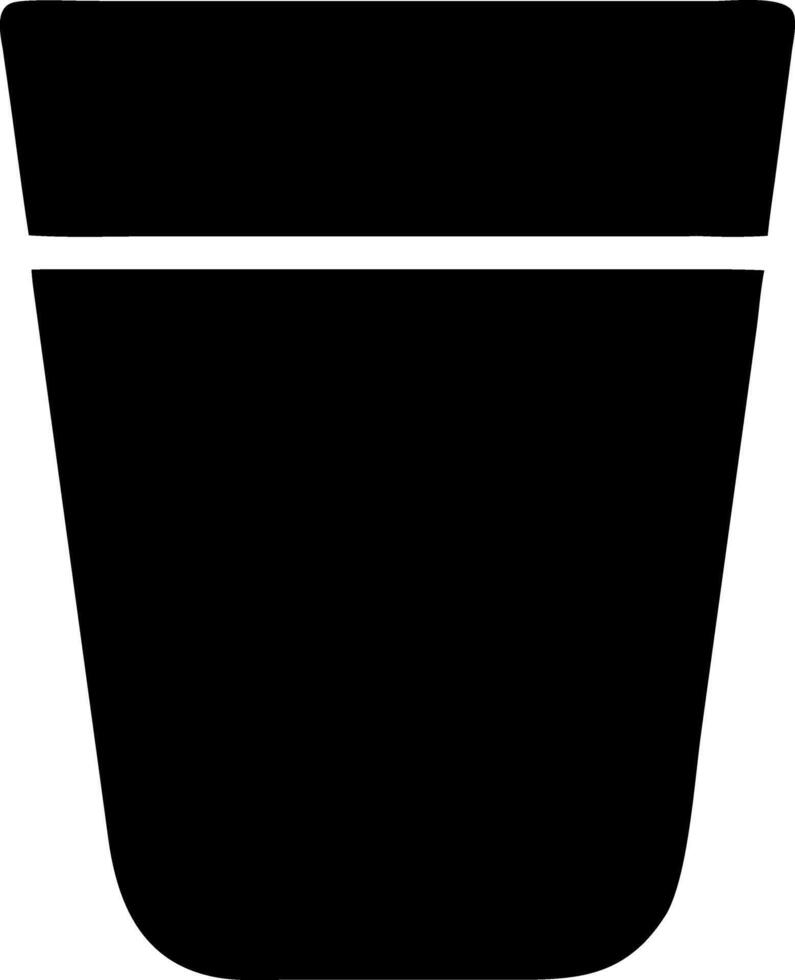 glass black fill icon vector