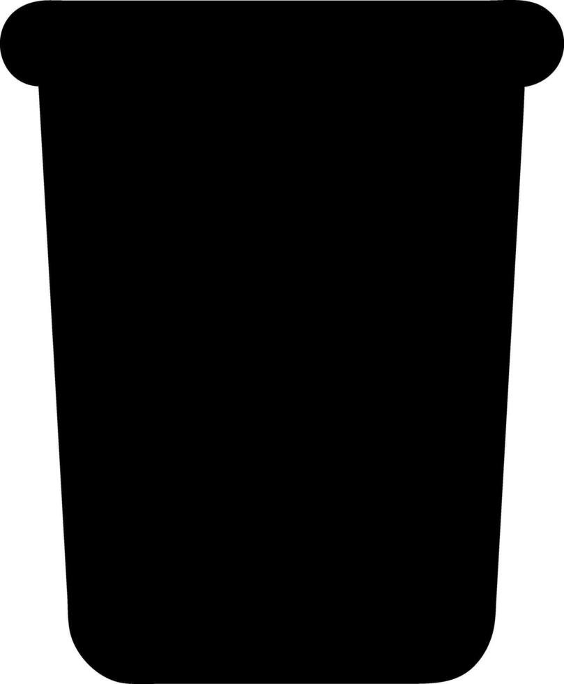 glass black fill icon vector
