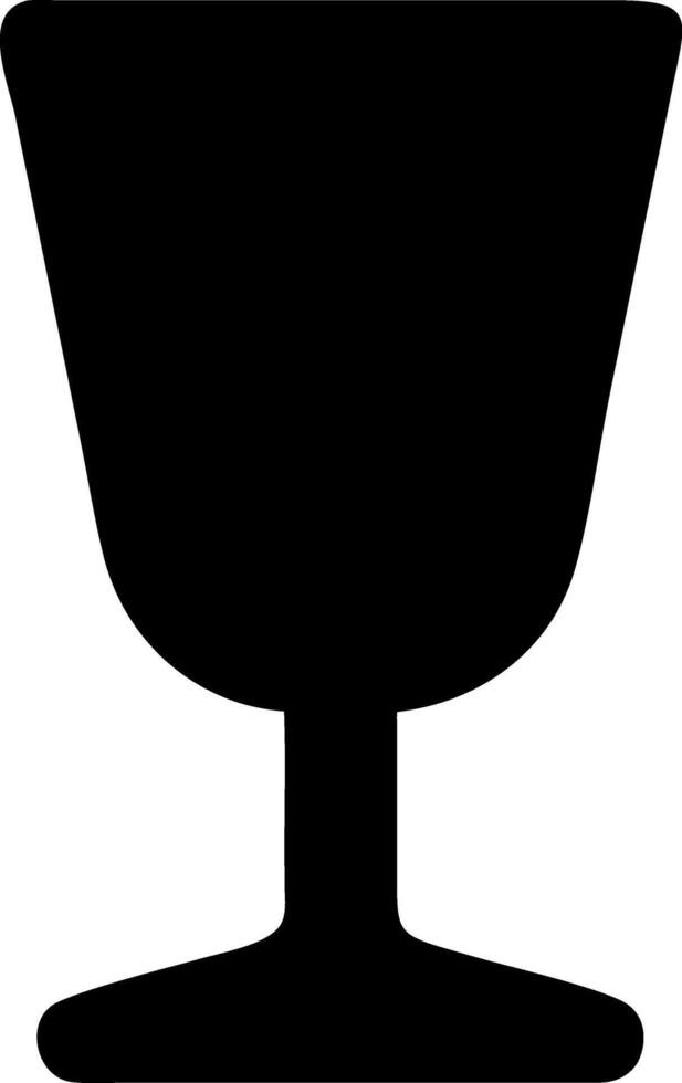 glass black fill icon vector