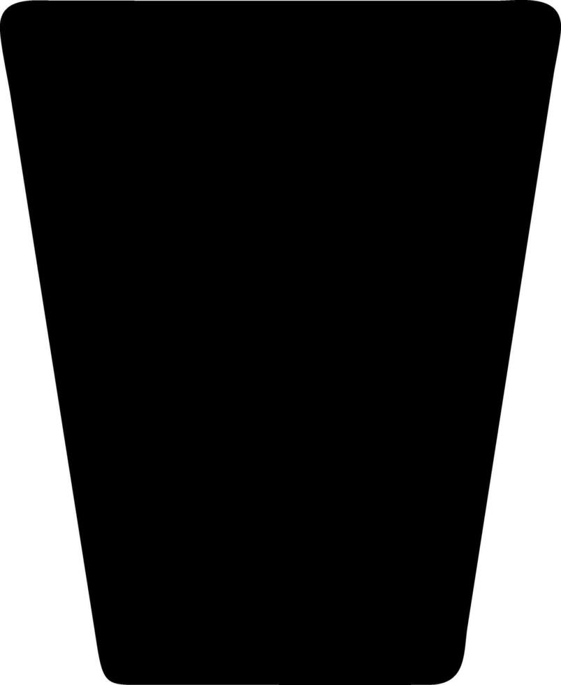 glass black fill icon vector
