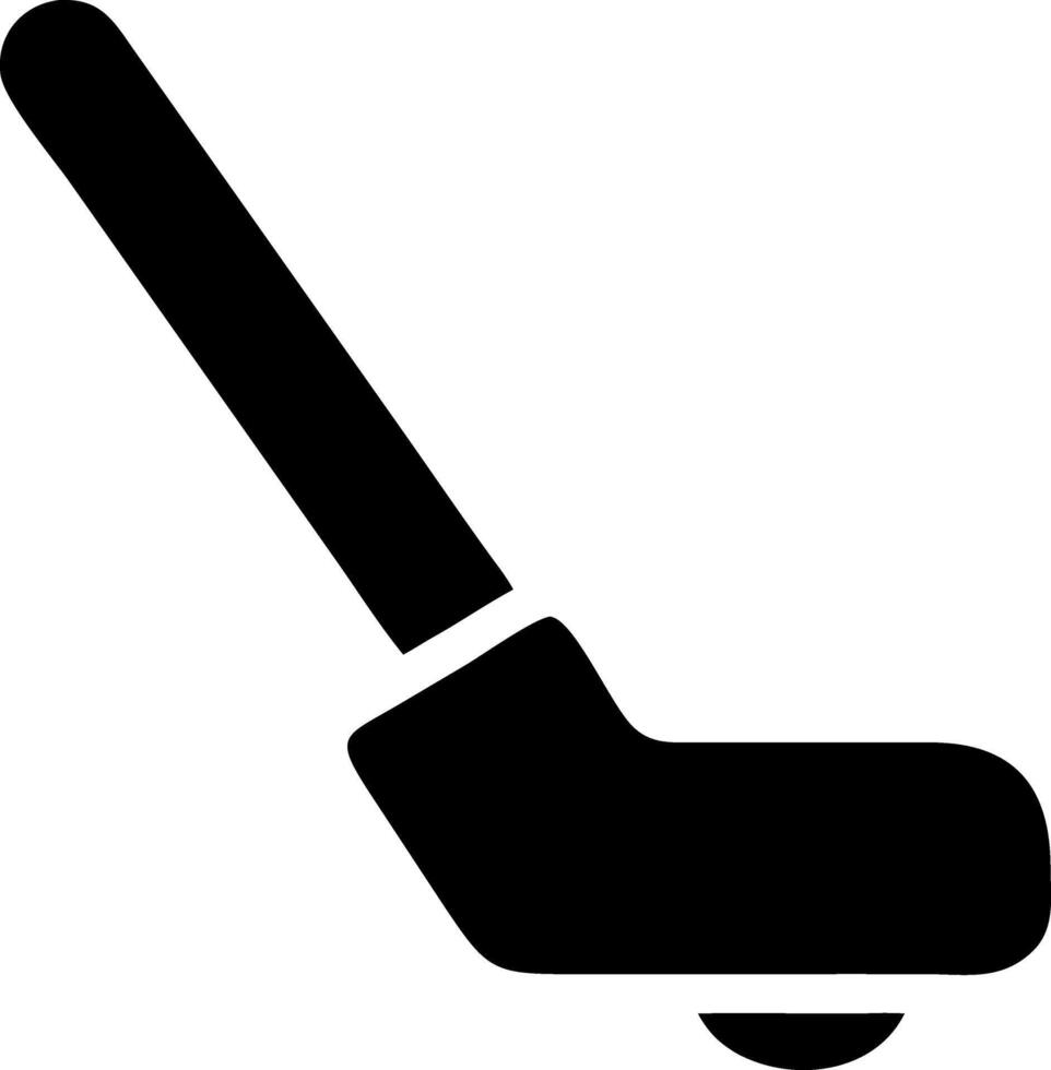 golf club black fill icon vector