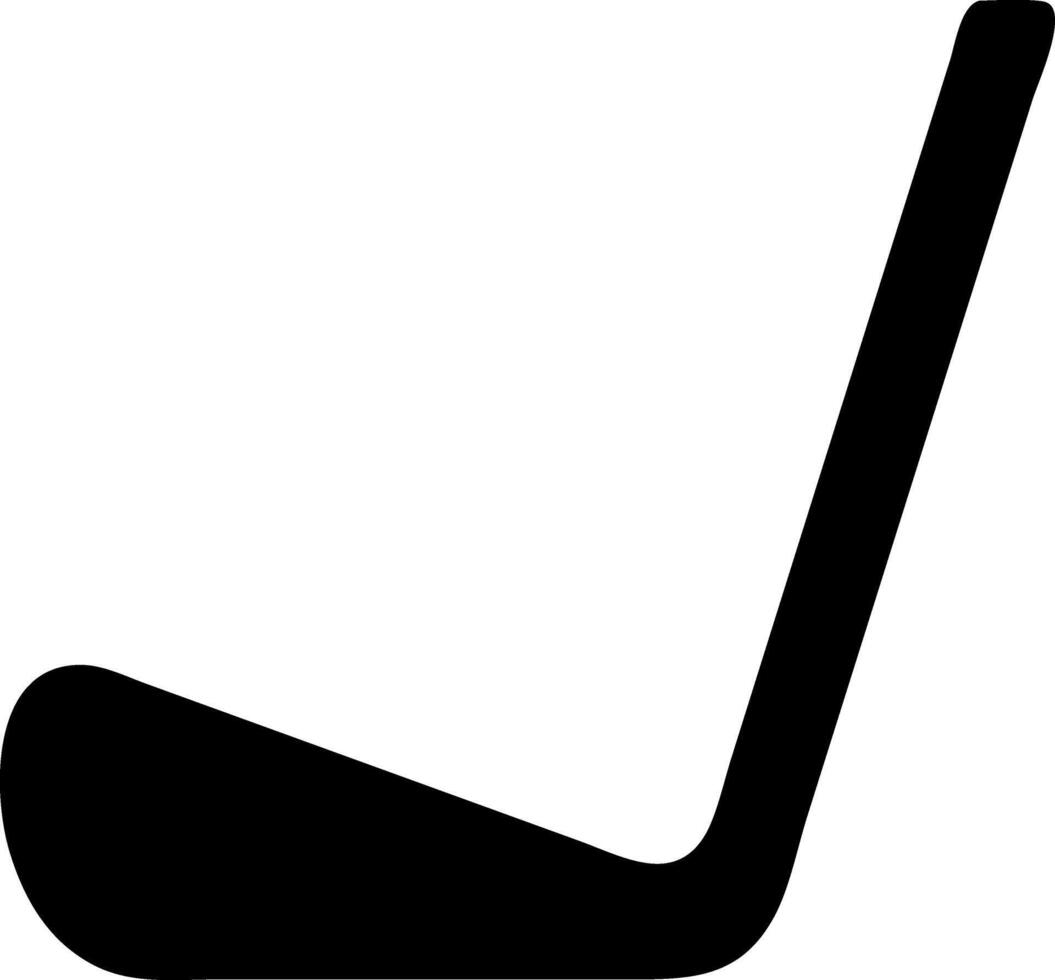 golf club black fill icon vector